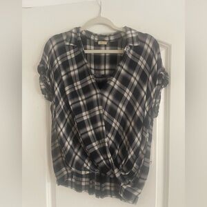 Hollister Flannel wrap shirt